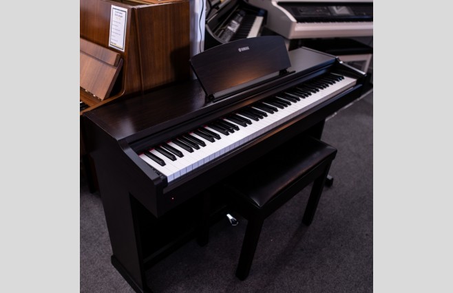 Used Yamaha YDP-131 Satin Rosewood Digital Piano Complete Package (SN:GBRBNJ01109) - Image 4